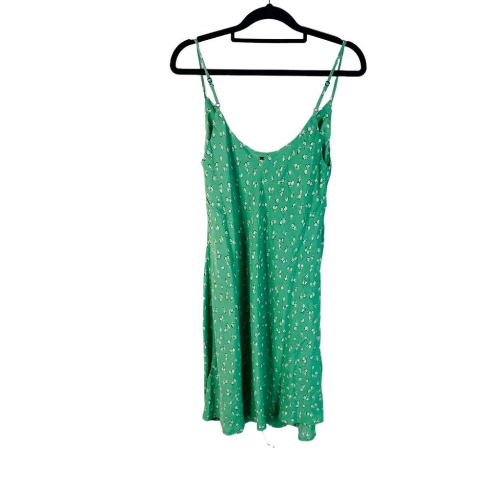 Billabong NEW Isla Floral Mini Dress Green Women's Size XL - Picture 6 of 10